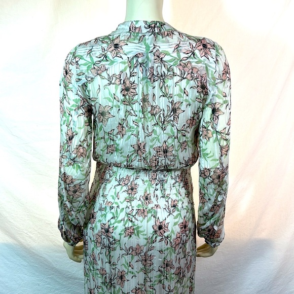 rag & bone white floral Calista maxi dress, size S, NWT - Picture 4 of 10